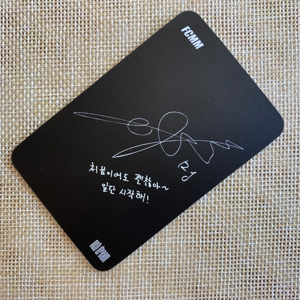 NCT DREAM RENJUN #02 [ FCMM 21 ] Official Photocard / New, Rare / Gift