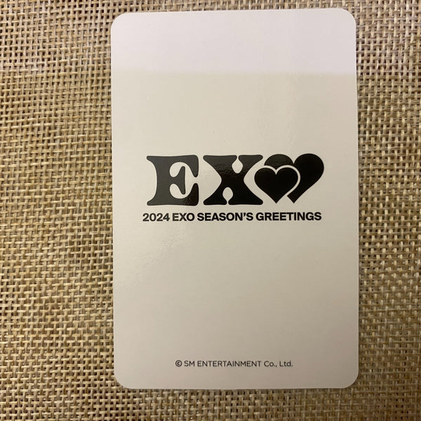 EXO CHANYEOL #3 [2024 Season's Greeting] Official Photocard, POB / New, Rare /+G