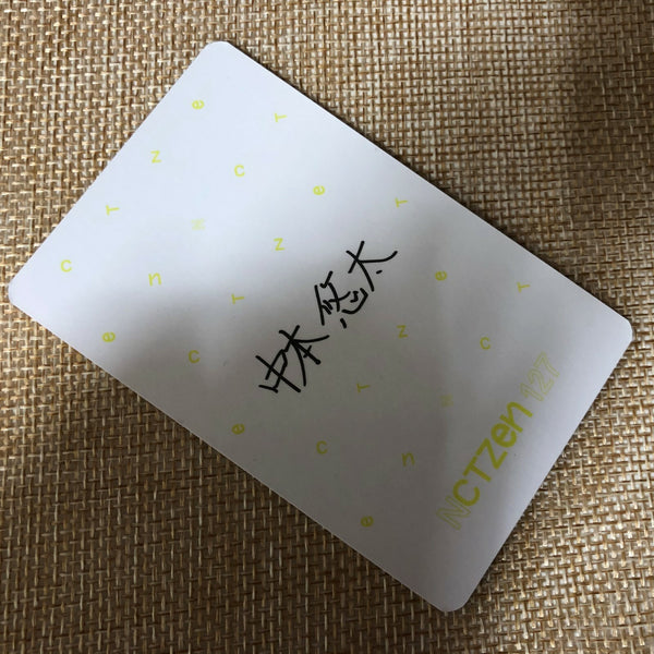 NCT Dream YUTA [ Welcome KIT NCTZEN ] Official Photocard, 127 Wayv / New / Gift