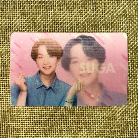 BTS SUGA [ Chilsung Cider ] Official Lenticular Photocard / New, Rare / Gift