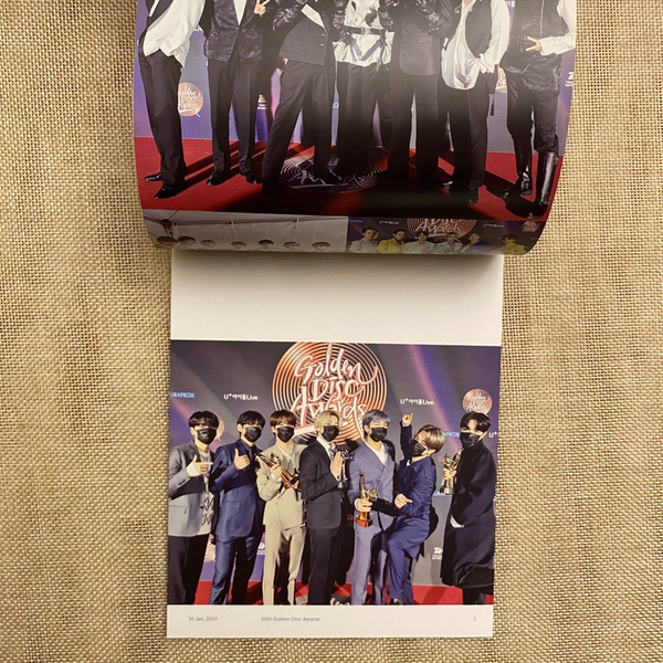 BTS [ 2021 Memories DVD Today's BTS Book ] Photobook / New, Rare / Gift