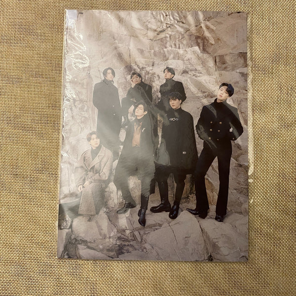 BTS GROUP [2021 Winter Package] Official Mini Poster Set (2ea) / New, Rare /+G