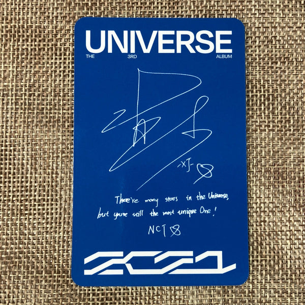 NCT 2021 XIAOJUN [UNIVERSE Photobook Ver.] Official Photocard, 3rd / New / Gift