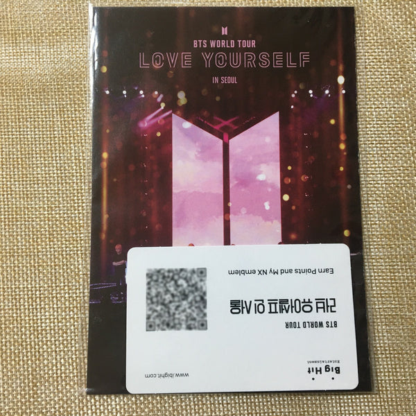 BTS Movie [ World Tour Love Yourself in Seoul ] Official Postcard / New / Gift