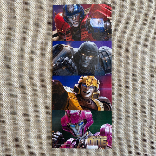 TRANSFORMER ONE [That's The Ticket] Official Set / Movie Photo Ticket Limited /