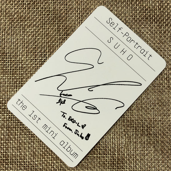 EXO SUHO [ Self Portrait ] Official Photocard, 1st Mini Album / New / Gift