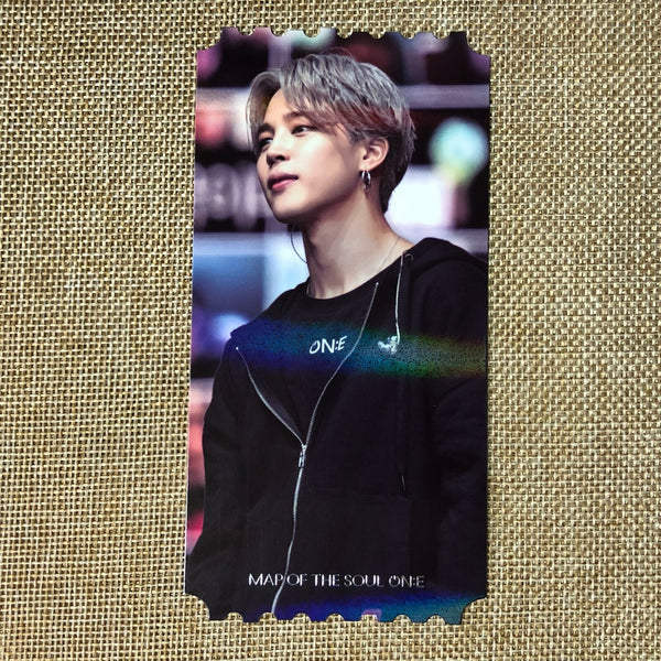 BTS JIMIN [ Map of the Soul ON:E DVD ] Hologram Ticket Photocard / New / Gift