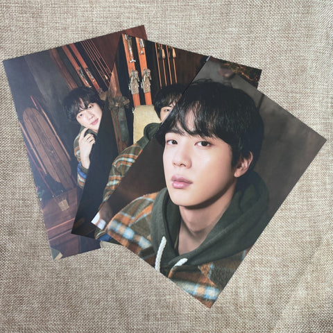 BTS JIN Set [ 2021 Holiday Collection Little Wishes Photobook ] New, Rare / Gift