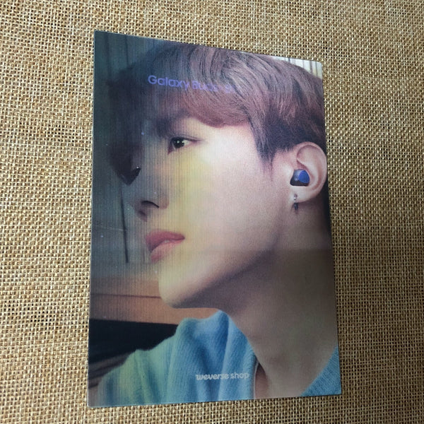 BTS J-HOPE [ SAMSUNG Galaxy Buds ] Official Lenticular Photocard / New / Gift