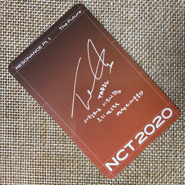 NCT 2020 TAEIL [Resonance Pt.1 Kihno] Official Photocard, Future Ver. / Gift