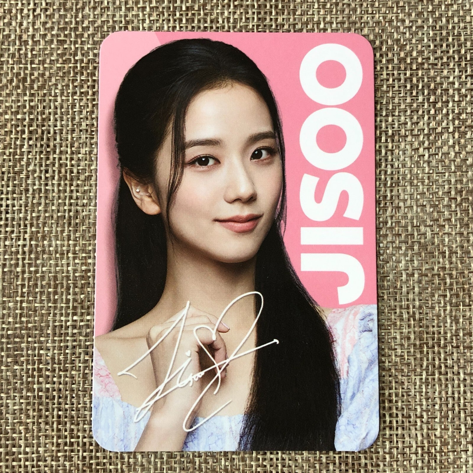 BLACKPINK JISOO #2 [ OREO X BLACKPINK ] Official Limited Photocard / New / Gift