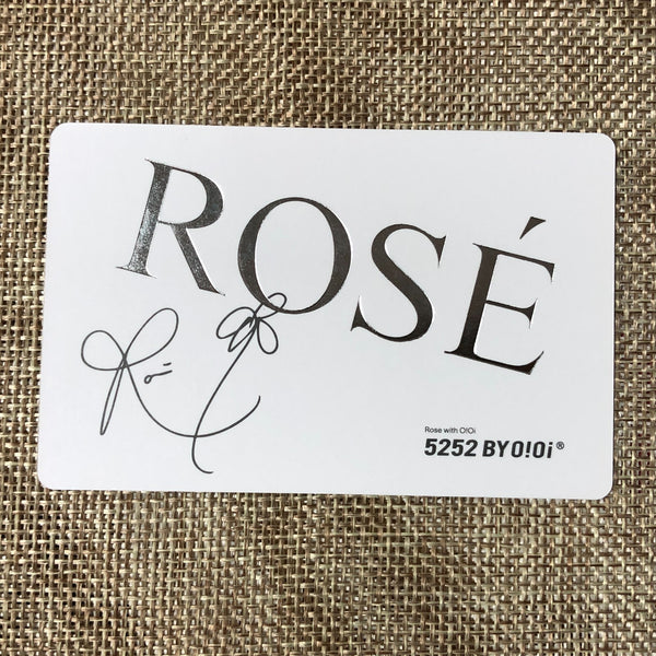 BLACKPINK ROSE #1 [ 5252 BY O!Oi ] Official Photocard / New / Gift