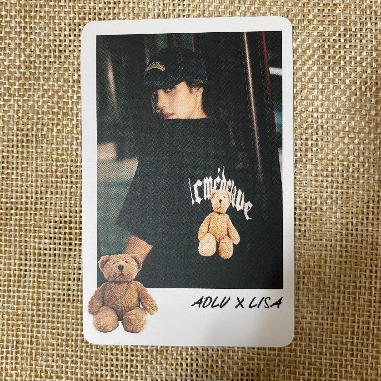 BLACKPINK LISA [ADLV Acme De La Vie] Official Photocard, Bear Doll / New / Gift