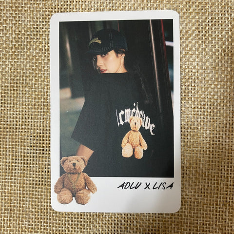 BLACKPINK LISA [ADLV Acme De La Vie] Official Photocard, Bear Doll / New / Gift