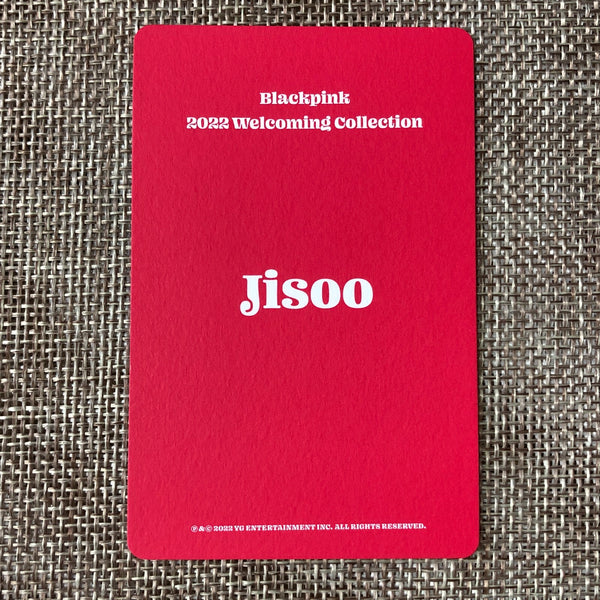 BLACKPINK JISOO #3 [ 2022 Welcoming Collection ] Official Photocard / New / Gift