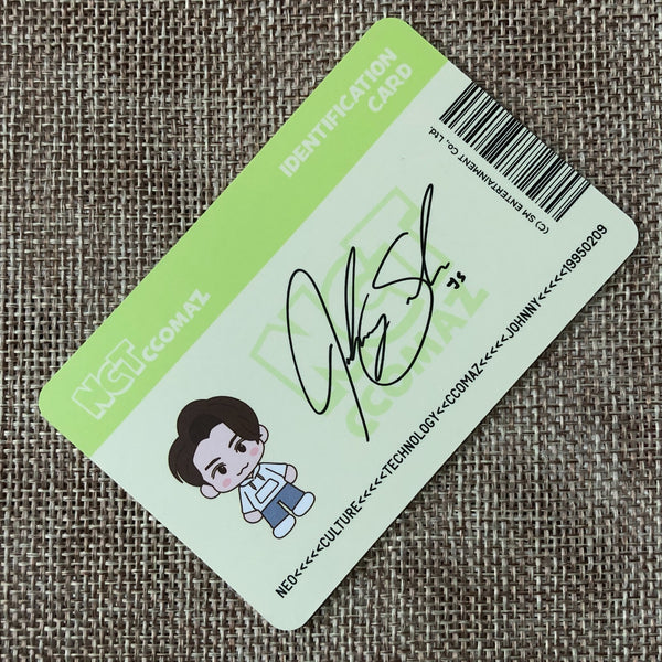 NCT JOHNNY [ CCOMAZ GROCERY STORE ] Official ID Card Photocard / New / Gift