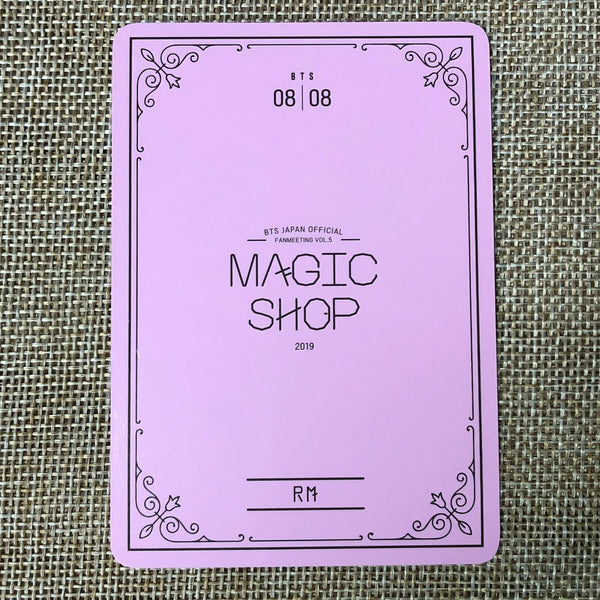 BTS RM 8/8 [ MAGIC SHOP Fan Meeting Japan ] Official Mini Photocard / New / Gift