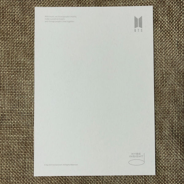 BTS JIN #2 [ HYBE INSIGHT ] Official Postcard / New / Gift