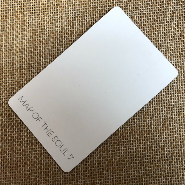 BTS SUGA [ Map Of The Soul 7 ] Official Photocard, Album Ver 3 / New / Gift