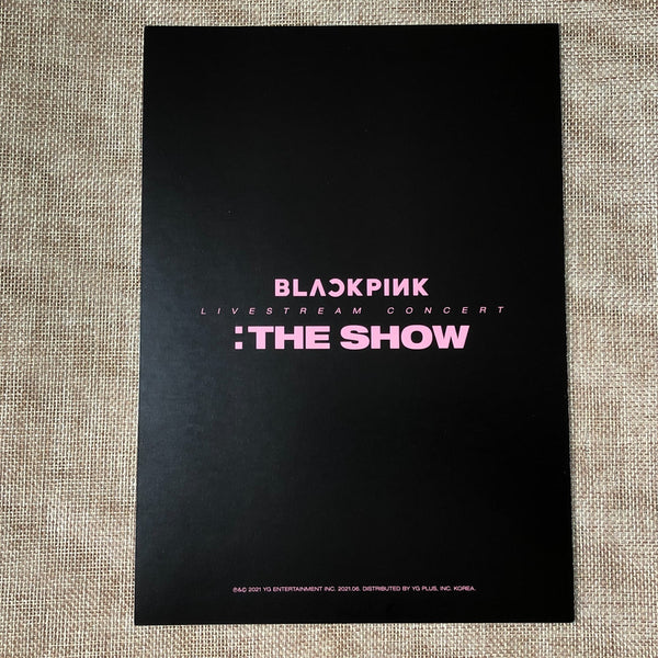 BLACKPINK JISOO #2 [ THE SHOW DVD ] Official Postcard Poster / New / Gift