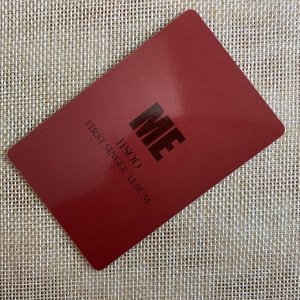 BLACKPINK JISOO #2 [ME Flower] Official Photocard, POB 1st Single / New, Rare