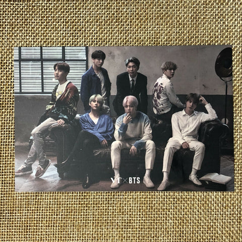 BTS GROUP [ VT Cosmetics L'atelier Des Subtils ] Official Postcard / New / Gift
