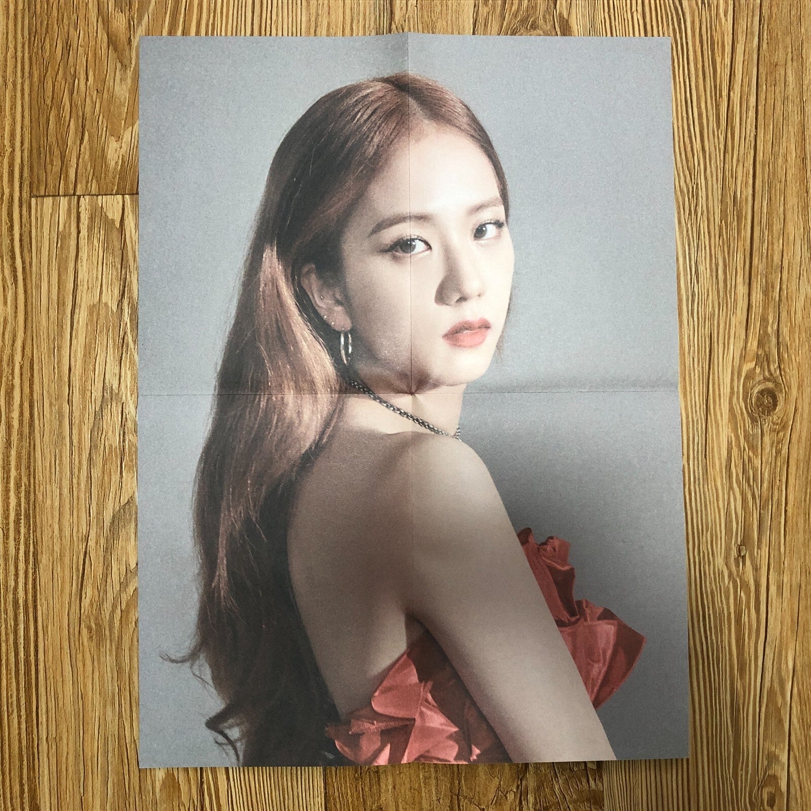 BLACKPINK JISOO [ Kill This Love ] Official Folded Poster / New / Gift