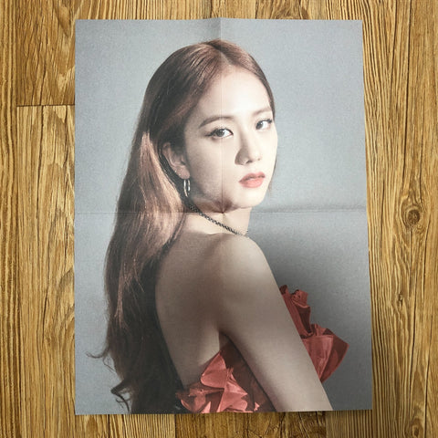 BLACKPINK JISOO [ Kill This Love ] Official Folded Poster / New / Gift