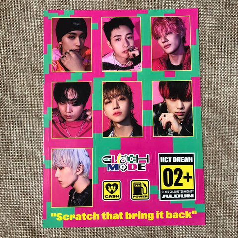 NCT DREAM GROUP [ GLITCH MODE ] Official Sticker / New / Gift
