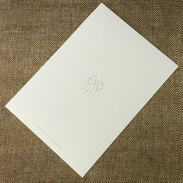 EXO BAEKHYUN [ 2017 Season's Greetings ] Official Postcard / New / Gift