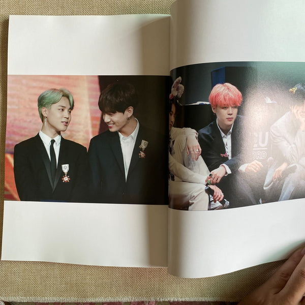 BTS JIMIN V JK [TIED UP Exhibition] Photobook, 112 pg 21x29 cm / New, Rare /+G