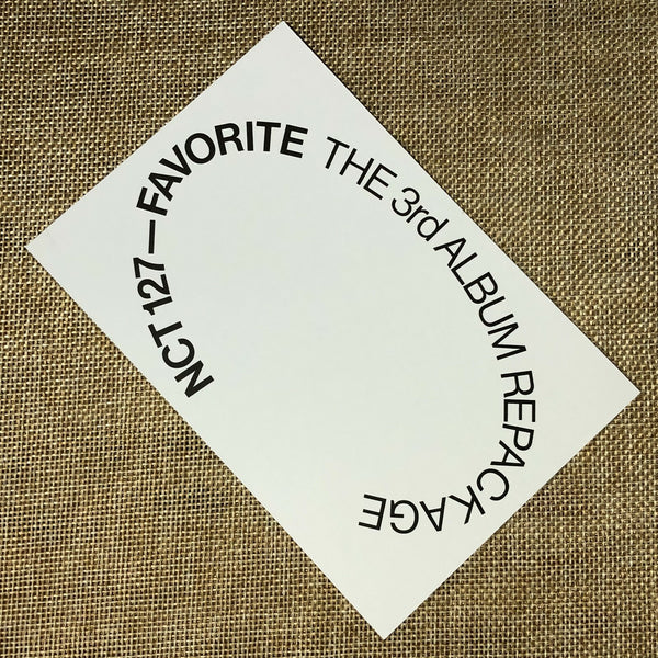 NCT 127 MARK [FAVORITE] Official Postcard, 3rd Repackage CATHARSIS / New / Gift