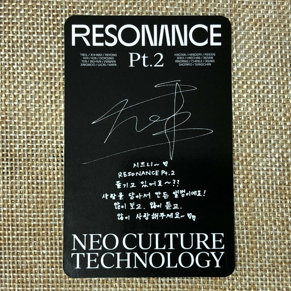 NCT 2020 SHOTARO [ RESONANCE Pt.2 Arrival Ver ] Official Photocard / New / Gift