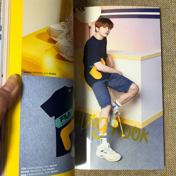 BTS GROUP [FILA 2020 Summer Collection] Official Photobook + Sicker / New / Gift