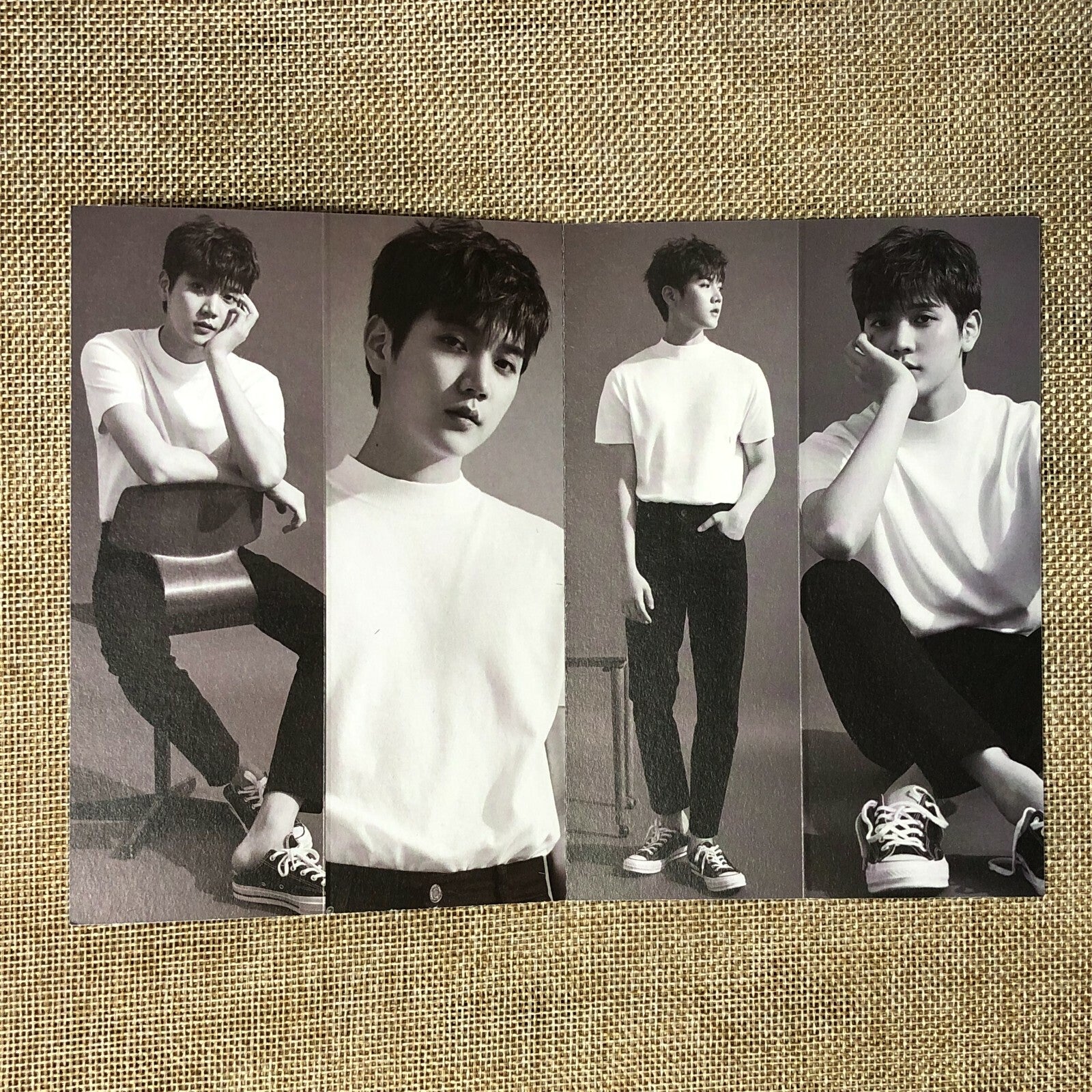 Nu'est REN [ THE TABLE ] Official Folding Photo Card, 7th Mini / New / Gift
