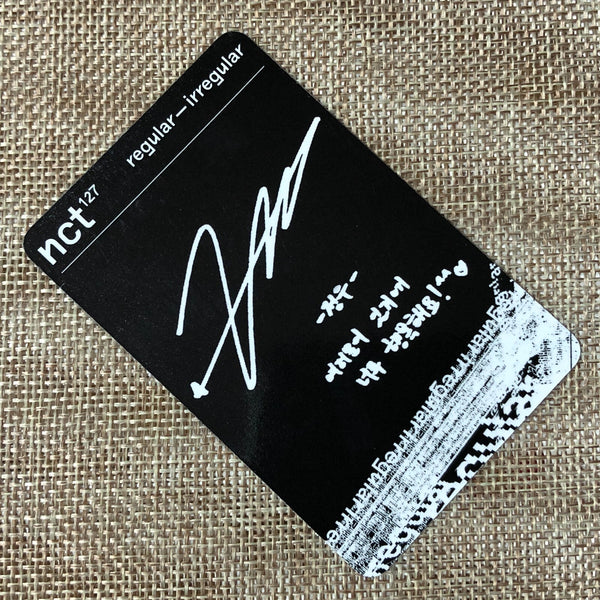 NCT 127 JUNGWOO #1 [ Regular-Irregular ] Official Photocard, Album / New / Gift