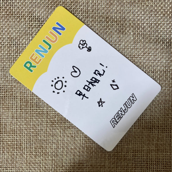NCT RENJUN #4 [ MOEVIR Magazine ] Official Trading Photocard / New, Rare / Gift