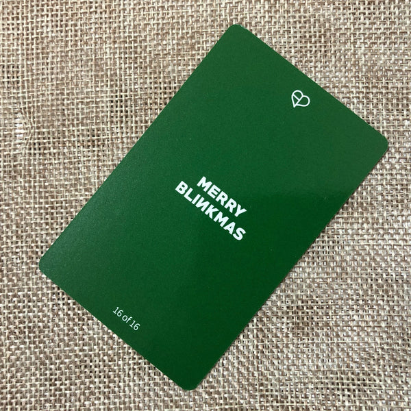 BLACKPINK JISOO #1  [THE GAME Photocard Collection] Christmas Ed / New, Rare/G