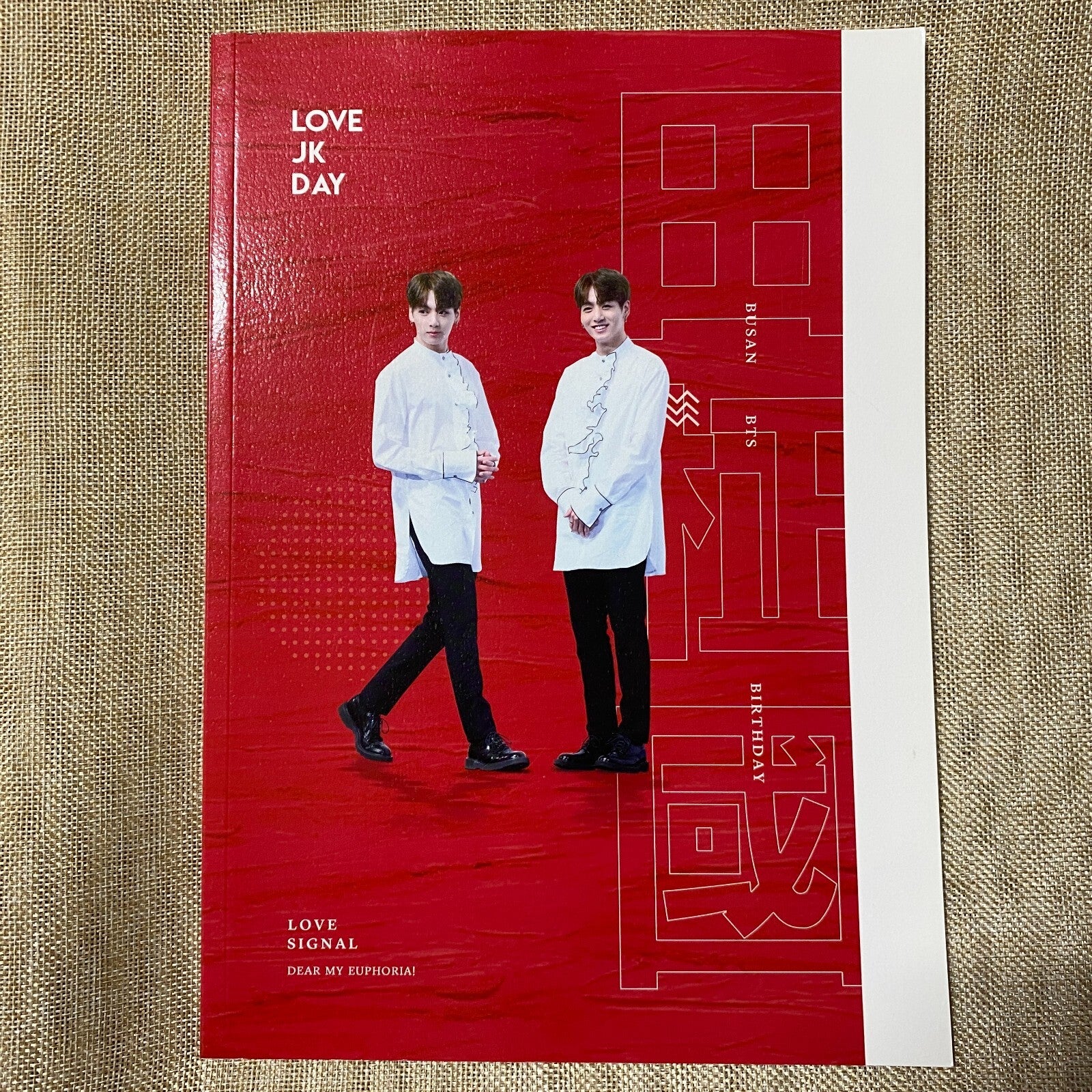 BTS JUNGKOOK [ LOVE JK DAY Exhibition Photobook ] 54 pg, 21x29 cm / New / Gift