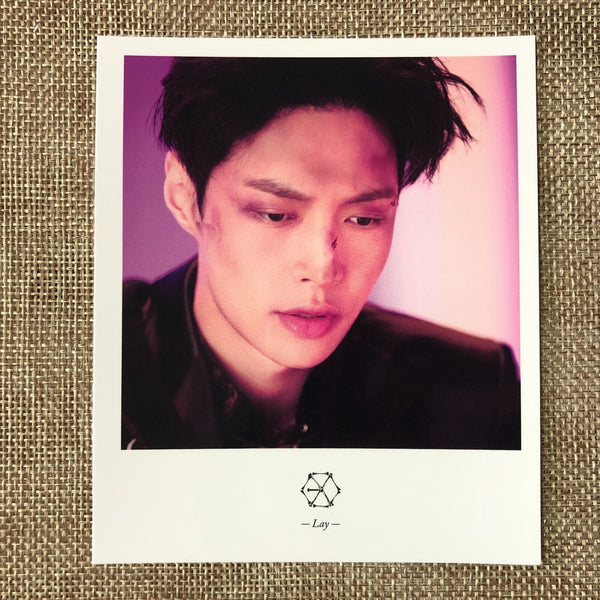 EXO LAY [ EX'ACT ] Official Polaroid Photocard Set of 2, Postcard / New / Gift