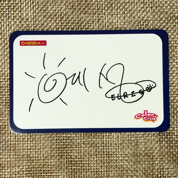 ELRIS HYESEONG [ COLOR CRUSH ] Official Photocard, 2nd Mini Album / New / Gift