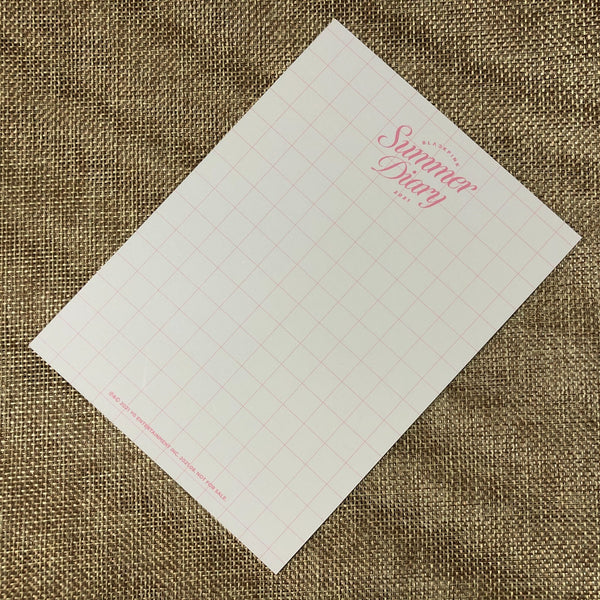 BLACKPINK UNIT #4 [ 2021 SUMMER DIARY ] Official Postcard Photocard / New / Gift