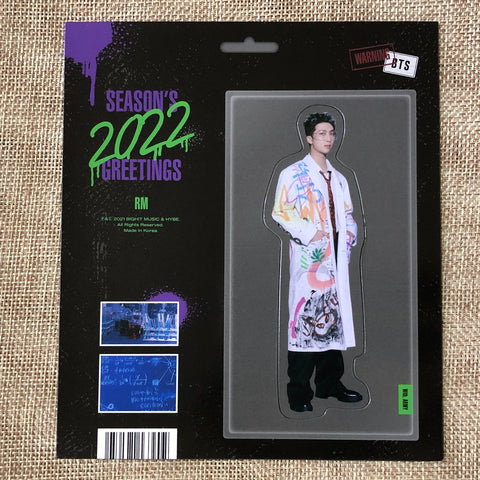BTS RM [ 2022 Season's Greetings ] Official Paper Magnet / New / Gift