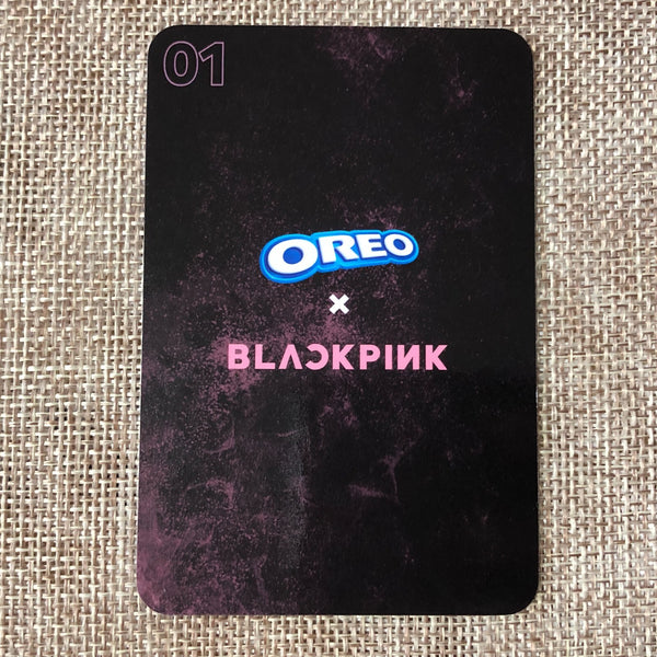 BLACKPINK JISOO [ OREO X BLACKPINK ] Official Limited Photocard / New / Gift