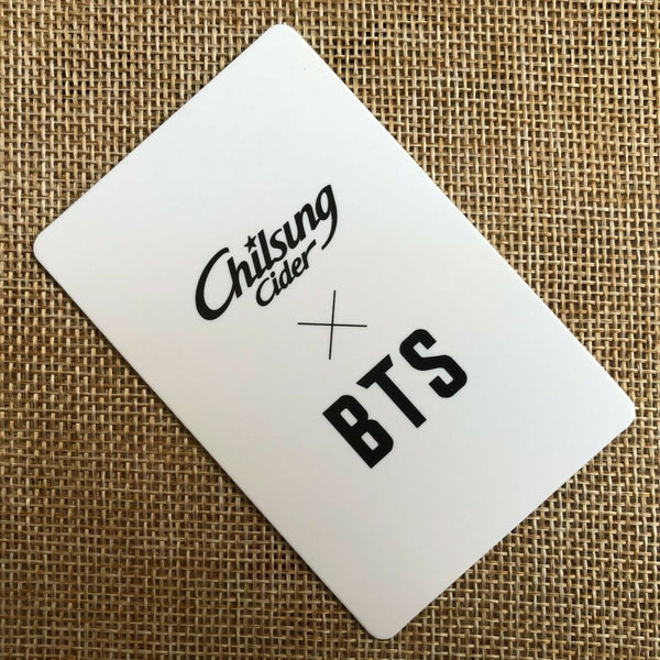 BTS SUGA [ Chilsung Cider Official Photocard ] / New, Rare / +Shop Gift