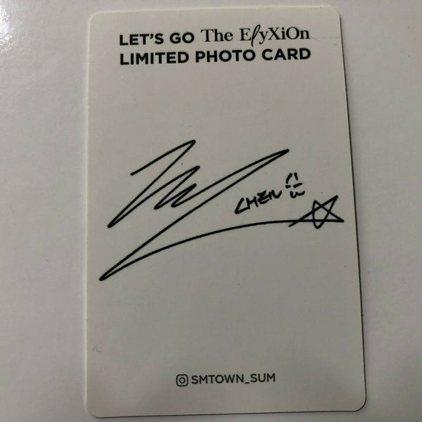EXO SM CHEN [ ElyXion Limited Edition Official Photocard ] COEX / NEW /+Gift
