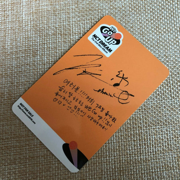 NCT Dream CHENLE [ WE GO UP Official Photocard ] 2nd Mini Album / New /+Gift