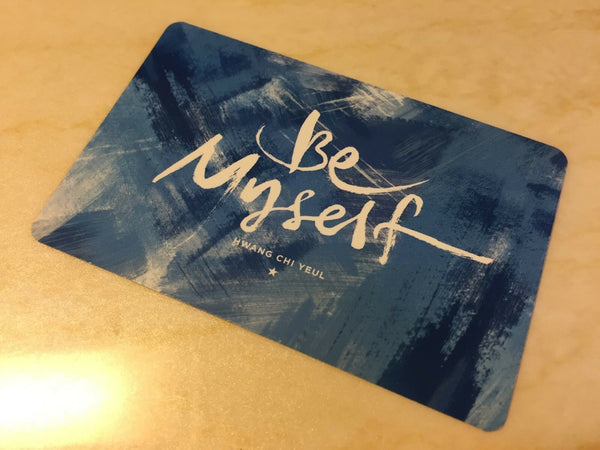 HWANG CHI YEUL #2 [ Be Myself Official Photocard ] 2nd Mini Album / NEW / +Gift