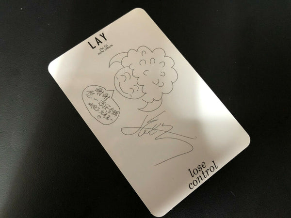 EXO LAY [ LOSE CONTROL Official Photocard ] 1st Mini Album / NEW,RARE /+Gift