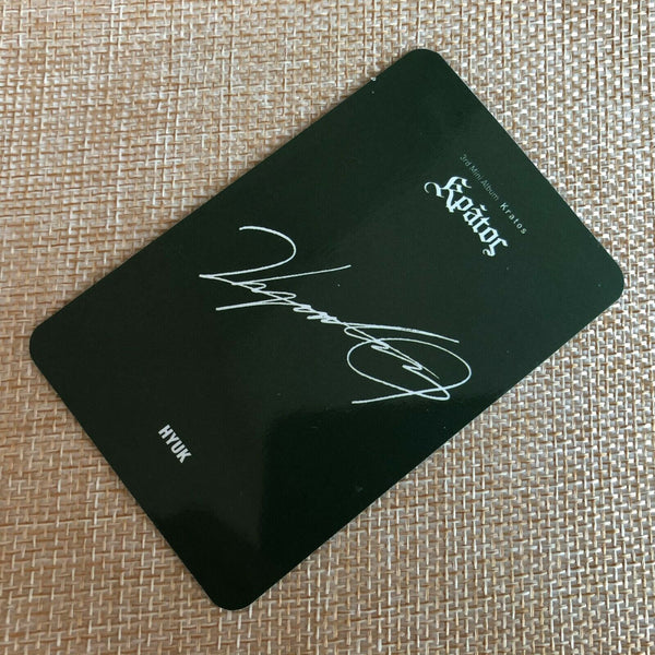 VIXX HYUK [ KRATOS Official Photocard ] 3rd Mini Album / New, Rare / +Shop Gift
